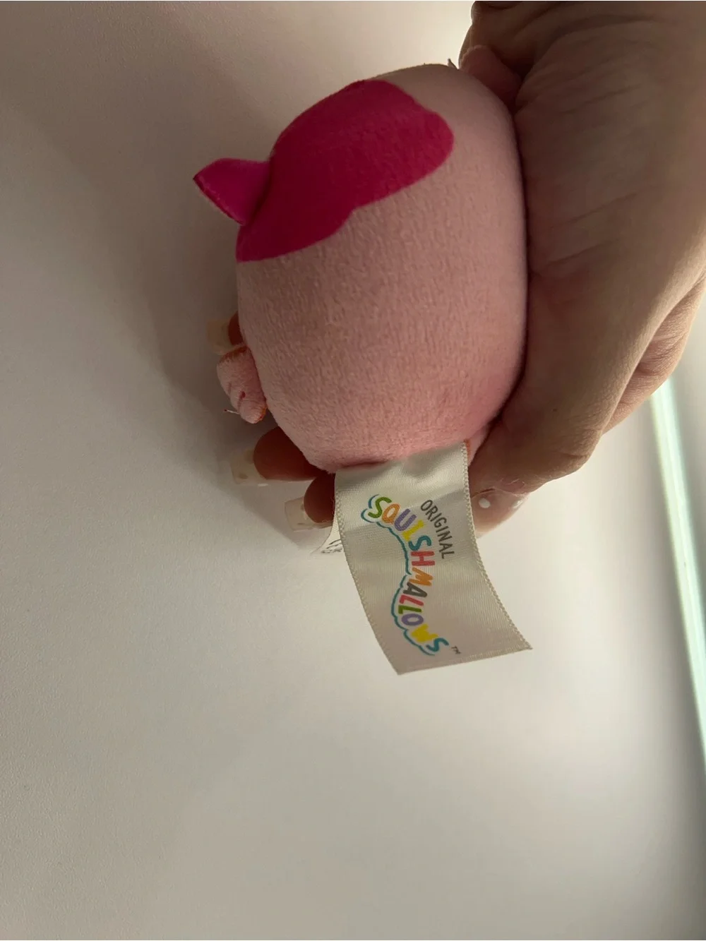 3 pack, pink and red Squishmallows